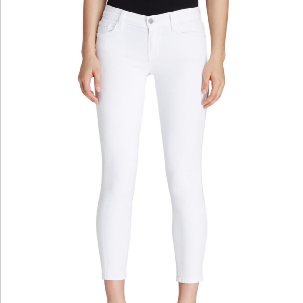 J Brand mid-rise capri jeans